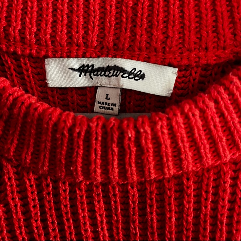 Madewell Red Valley Sweater Tank Top - Picture 5 of 13